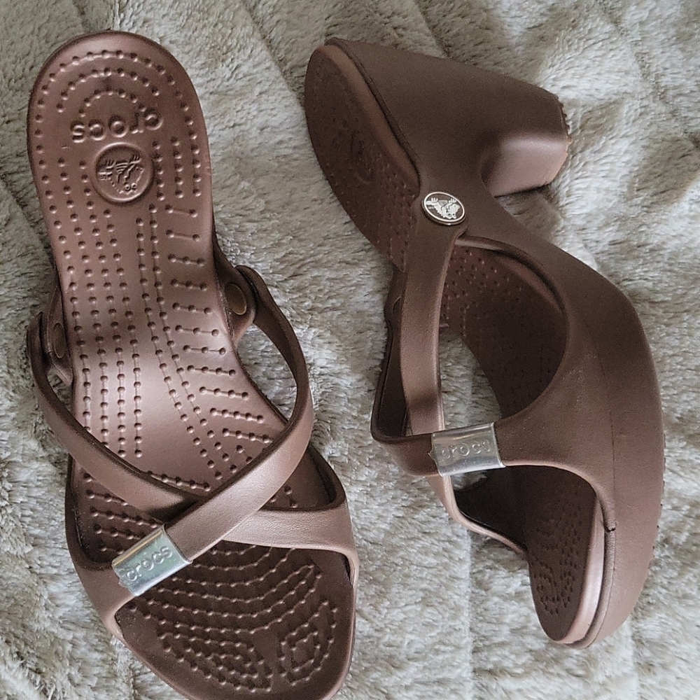 Croc sandals